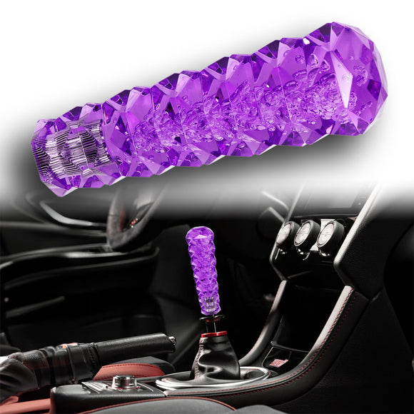 Universal 3D Diamond Crystal VIP Manual Bubble Shifter Shift Knob Head - 15CM