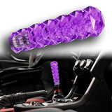 Universal 3D Diamond Crystal VIP Manual Bubble Shifter Shift Knob Head - 15CM