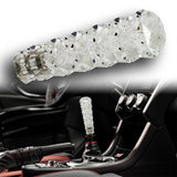 Universal 3D Diamond Crystal VIP Manual Bubble Shifter Shift Knob Head - 15CM