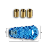 Universal 3D Diamond Crystal VIP Manual Bubble Shifter Shift Knob Head - 10CM