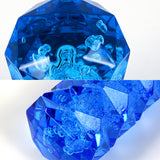 Universal 3D Diamond Crystal VIP Manual Bubble Shifter Shift Knob Head - 10CM