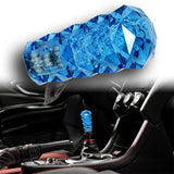 Universal 3D Diamond Crystal VIP Manual Bubble Shifter Shift Knob Head - 10CM