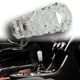 Universal 3D Diamond Crystal VIP Manual Bubble Shifter Shift Knob Head - 10CM