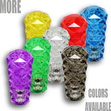 Universal 3D Diamond Crystal VIP Manual Bubble Shifter Shift Knob Head - 10CM