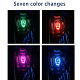 Crystal Handle Touch Motion Activated LED Car Gear Shift Knob Shifter for FORD