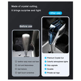 Crystal Handle Touch Motion Activated LED Car Gear Shift Knob Shifter for FORD