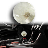Universal 54MM Racing Crystal Ball Dandelion Real Flowers Shift Knob Shift Head