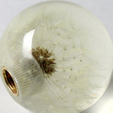 Universal 54MM Racing Crystal Ball Dandelion Real Flowers Shift Knob Shift Head