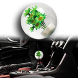 JDM 54mm Real Flower Round Ball Manual Auto Gear Stick Shift Knob Lever Shifter