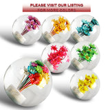 JDM 54mm Real Flower Round Ball Manual Auto Gear Stick Shift Knob Lever Shifter