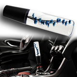 20CM JDM Clear Real Flowers Manual Gear Stick Shift Knob Lever Shifter Head VIP