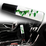 20CM JDM Clear Real Flowers Manual Gear Stick Shift Knob Lever Shifter Head VIP