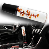 20CM JDM Clear Real Flowers Manual Gear Stick Shift Knob Lever Shifter Head VIP