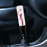 20CM JDM Clear Real Flowers Manual Gear Stick Shift Knob Lever Shifter Head VIP