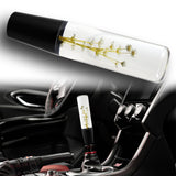 20CM JDM Clear Real Flowers Manual Gear Stick Shift Knob Lever Shifter Head VIP