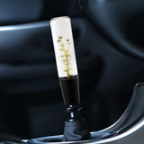 20CM JDM Clear Real Flowers Manual Gear Stick Shift Knob Lever Shifter Head VIP