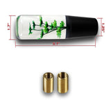 15CM JDM Clear Real Flowers Manual Gear Stick Shift Knob Lever Shifter Head VIP