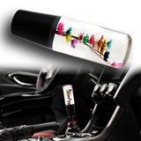 15CM JDM Clear Real Flowers Manual Gear Stick Shift Knob Lever Shifter Head VIP
