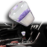 JDM Clear Real Rose Flower Diamond Shape Manual Gear Stick Shift Knob 50mm New