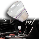 JDM Clear Real Rose Flower Diamond Shape Manual Gear Stick Shift Knob 50mm New