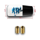 10CM JDM Clear Real Flowers Manual Gear Stick Shift Knob Lever Shifter Head VIP