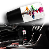 10CM JDM Clear Real Flowers Manual Gear Stick Shift Knob Lever Shifter Head VIP
