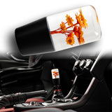 10CM JDM Clear Real Flowers Manual Gear Stick Shift Knob Lever Shifter Head VIP