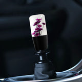 10CM JDM Clear Real Flowers Manual Gear Stick Shift Knob Lever Shifter Head VIP