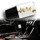 10CM JDM Clear Real Flowers Manual Gear Stick Shift Knob Lever Shifter Head VIP