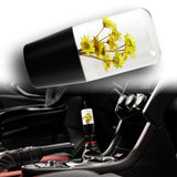 10CM JDM Clear Real Flowers Manual Gear Stick Shift Knob Lever Shifter Head VIP
