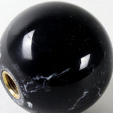 Pearl Black Marble Style Manual Gear Stick Shift Knob Lever Shifter Universal