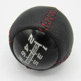 JDM Mugen Leather shift knob 6 Speed for HONDA CRZ Type R Civic FA5 FG2 SI Black