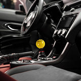 JDM HAPPY SMILE FACE Yellow Round Ball Manual Car Gear Stick Shift Knob Shifter