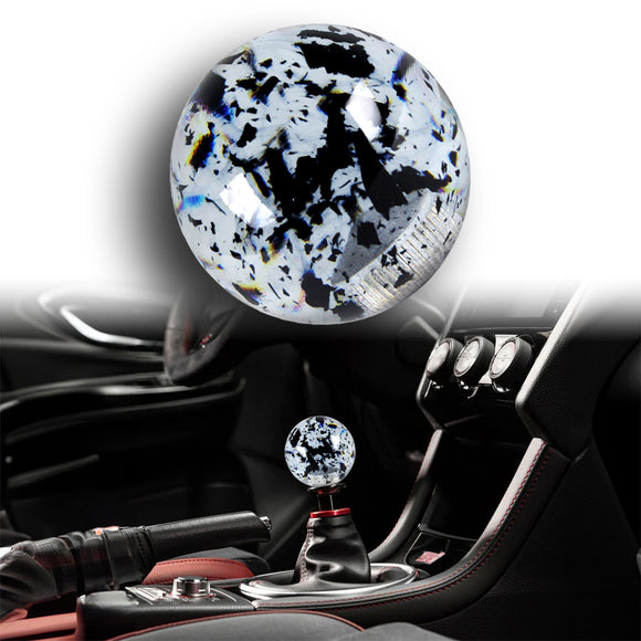 JDM 58mm Round Ball Sphere Glitter Manual Gear Stick Shift Knob Lever Shifter