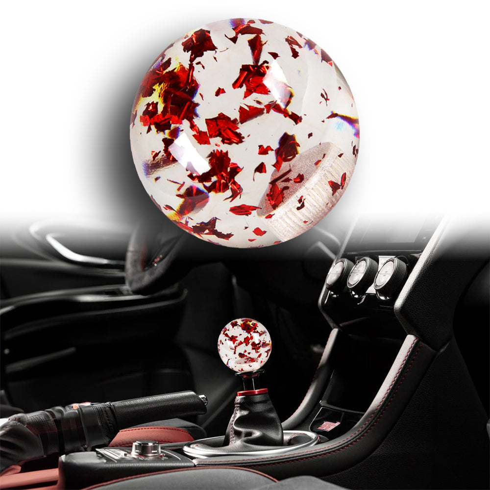 JDM 58mm Round Ball Sphere Glitter Manual Gear Stick Shift Knob Lever – MAKOTO_JDM
