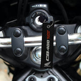 Black Honda Atv Rancher Foreman Rubicon Key Chain Strap Dirt Bike Key Tag Lanyard