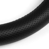 13.5" (350MM) Black Leather 3-Spoke Sport Steering Wheel – 6-Bolt