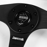13.5" (350MM) Black Leather 3-Spoke Sport Steering Wheel – 6-Bolt