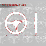 NRG 13.75" 350mm 6-Bolt Hole Pink Classic Wood Grip Aluminum Finished 3-Spoke Steering Wheel ST-015BK-PK -Black Spoke