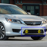 Universal 4" Round Fog and Driving Lights Kit -Chrome Housing, Yellow Lens, Includes Switch