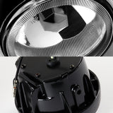 Universal 3.5" Round Fog and Driving Lights Kit -Chrome Housing, Clear Lens, Includes Switch