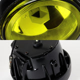 Universal 3.5" Round Fog and Driving Lights Kit -Chrome Housing, Yellow Lens, Includes Switch