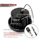 Universal 3.5" Round Fog and Driving Lights Kit -Chrome Housing, Yellow Lens, Includes Switch