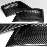 For 2008 - 2014 Subaru WRX STI Front Bumper Side Air Duct Vents Caliper 2-pcs -Real Carbon Fiber