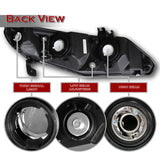 For 2006 - 2011 Honda Civic 4DR/Sedan Headlights -Black Housing / Smoke Lens / Amber Reflectors