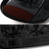 For 1999 - 2004 Jeep Grand Cherokee Headlights -Smoke Housing / Smoke Lens / Amber Reflectors