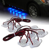 STP Style 90-LED Universal Under Car Underglow & Puddle Lighting Kit – Blue
