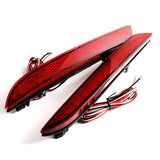 For 2011 – 2014 Acura TSX / Honda Insight LED Rear Bumper Stop Brake JDM Light Kit -Red Lens
