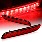 For 2011 – 2014 Acura TSX / Honda Insight LED Rear Bumper Stop Brake JDM Light Kit -Red Lens