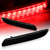 For 2011 – 2014 Acura TSX / Honda Insight LED Rear Bumper Stop Brake JDM Light Kit -Smoke Lens